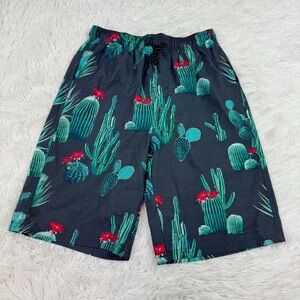 First Wave boy's 14/16 cactus print board shorts swim‎ trunks